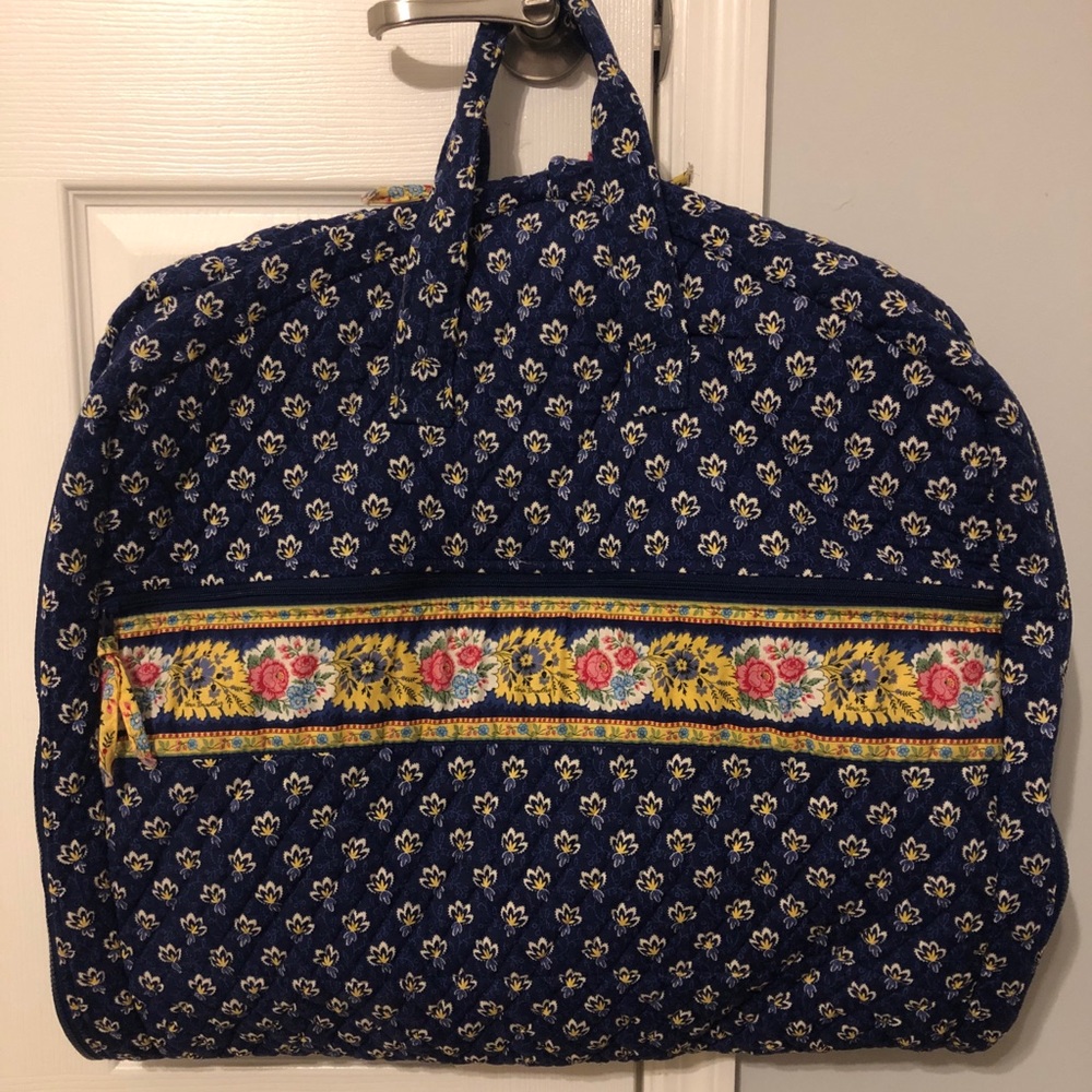 Vera Bradly Retired Maison Blue Garment Travel Bag
